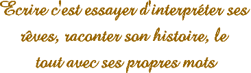 Ecrire